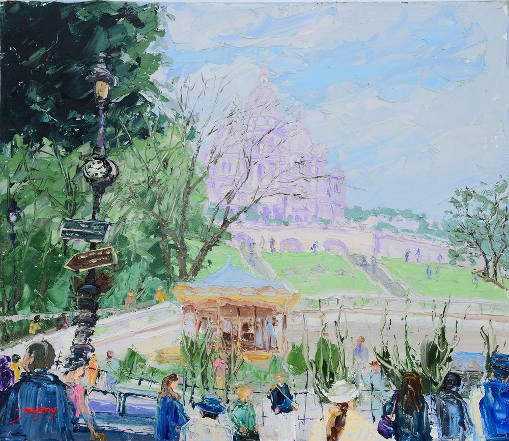 Sacre-Cœur, Montmartre, karuzela autorstwa Jukyong Park