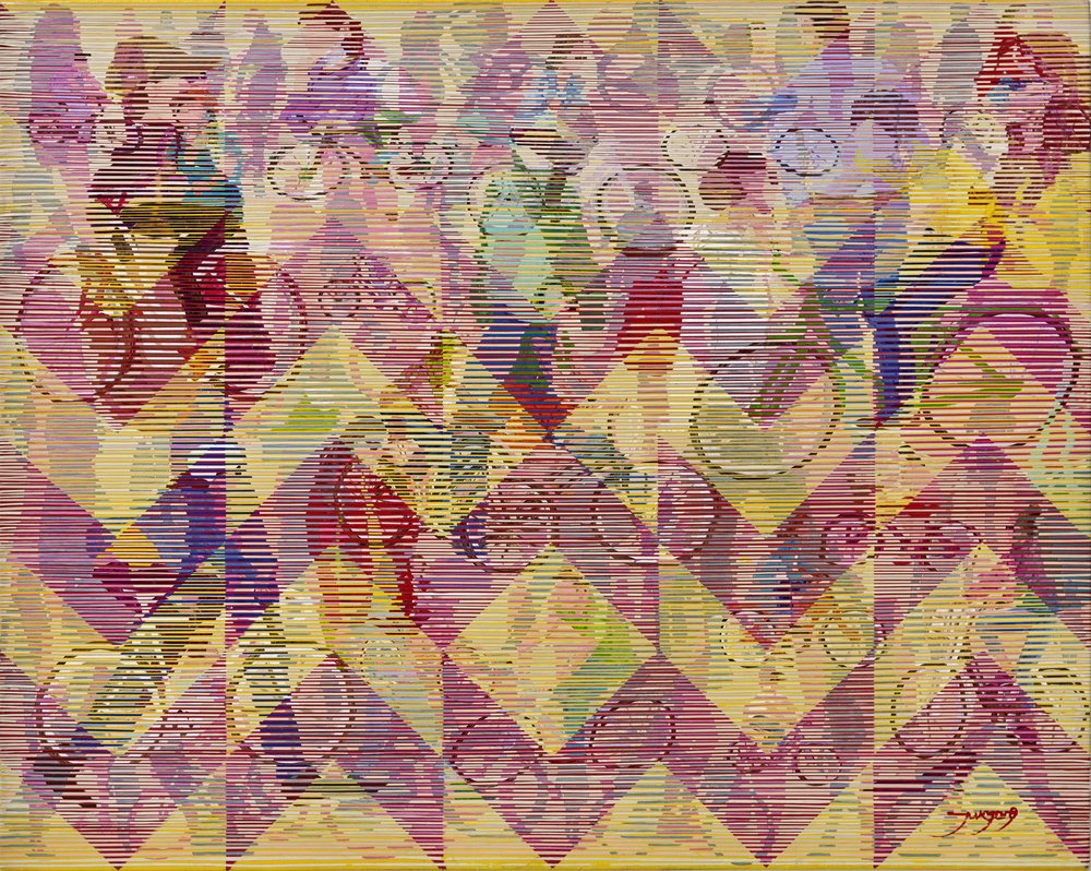 Dynamiczny ruch rowerzysty autorstwa Jukyong Park