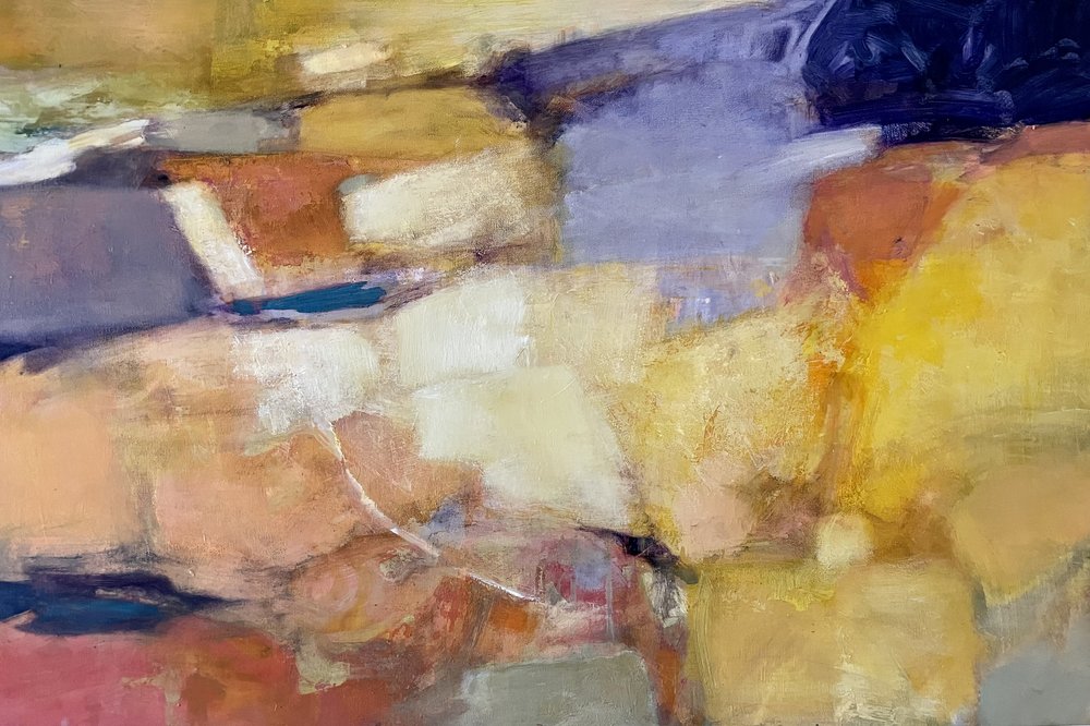 Żywe, abstrakcyjne pola autorstwa Julia Purinton