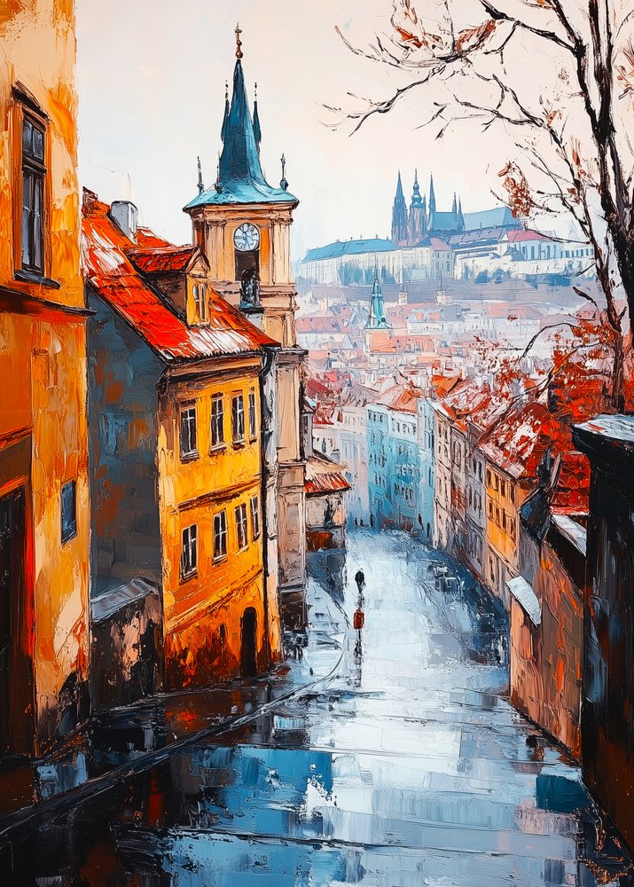 Refleksje z ulic Pragi autorstwa Justyna Jaszke