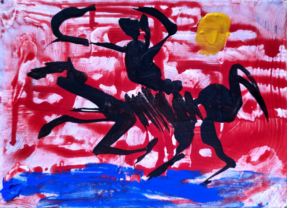 Bitwa Primal Rider autorstwa Kanat Ibragimov