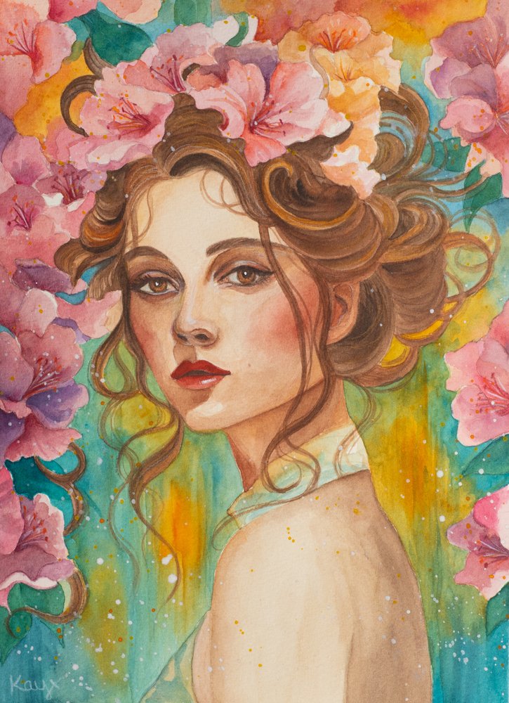 Portret kwitnącego piękna autorstwa Kay Shanley