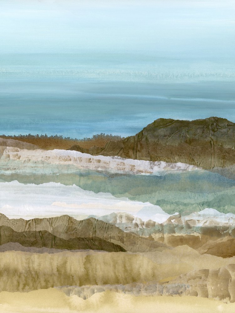 Abstrakcyjne warstwy oceaniczne autorstwa Lara Eckerman