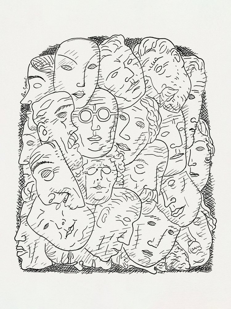 Maski autorstwa Leo Gestel