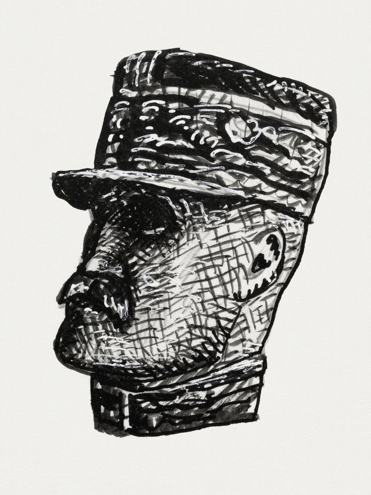 Portret Ferdinanda Focha (ok. 1891–1941) autorstwa Leo Gestel