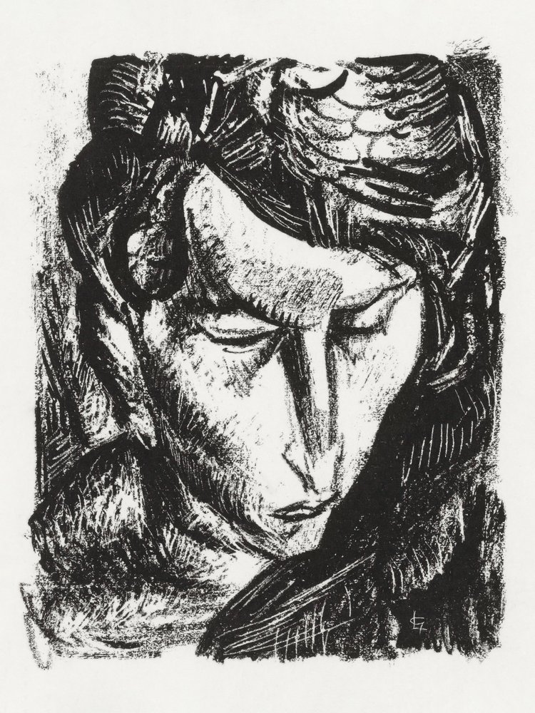 Portret nieznanej kobiety (ok. 1891–1941) autorstwa Leo Gestel