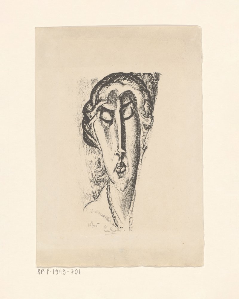 Portret nieznanej kobiety autorstwa Leo Gestel