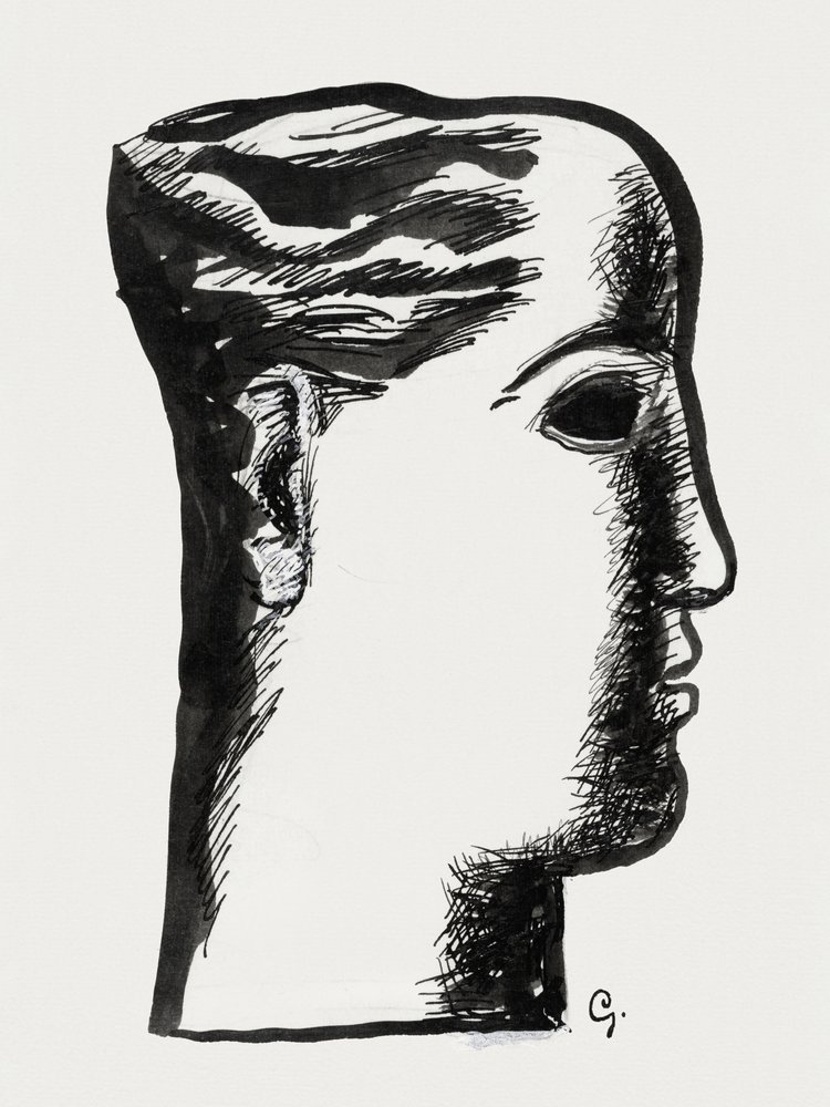 Głowa kobiety (ok. 1891–1941) autorstwa Leo Gestel