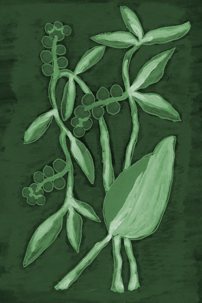 Botaniczne odcienie zieleni autorstwa Lori Ann Folz