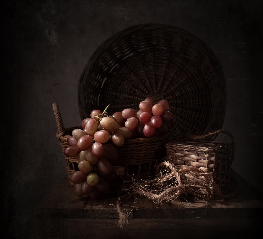 Winogrona Dark Harvest autorstwa Margareth Perfoncio