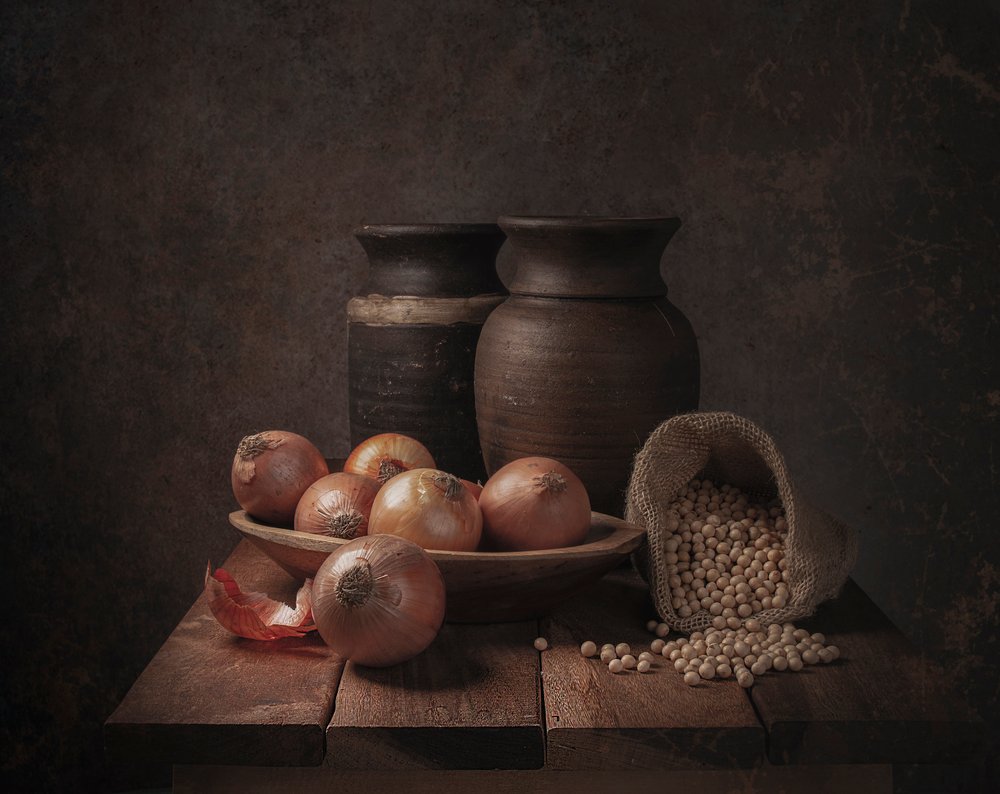 Rustykalna martwa natura autorstwa Margareth Perfoncio