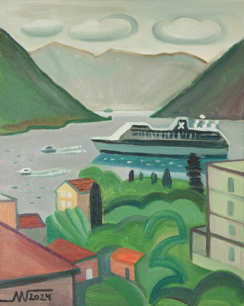 Fjord Cruise Village autorstwa Marina Gorkaeva