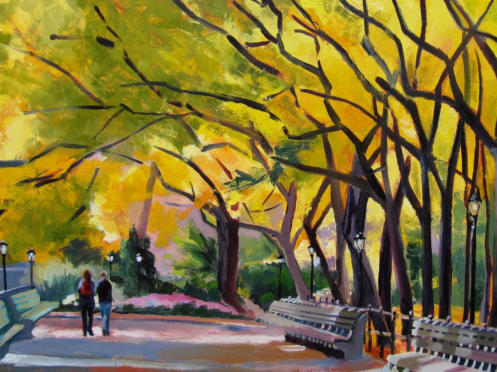Ścieżka Golden Park autorstwa Maxine Shore