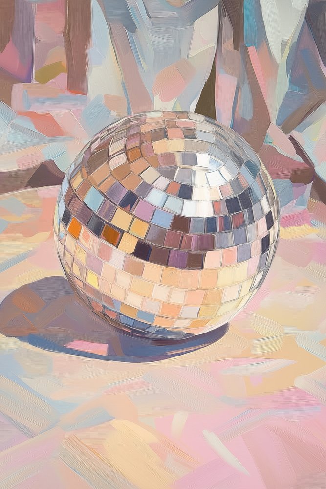 Tort „Disco Ball” autorstwa Melloi Art Prints