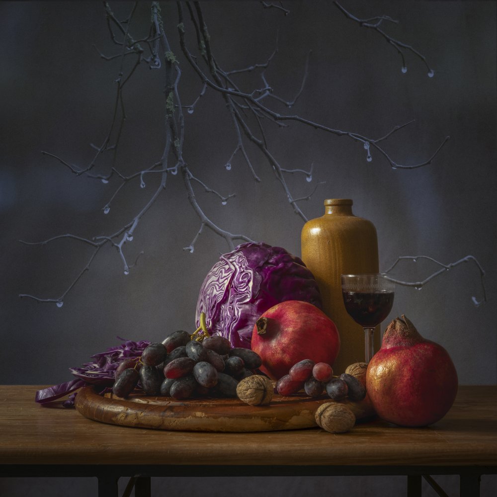 Mroczna jesienna martwa natura autorstwa Monique van Velzen