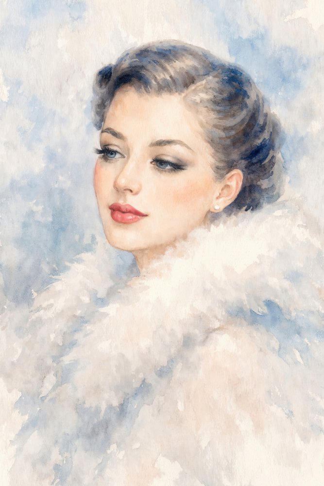 Elegancki zimowy portret autorstwa Natalie Bruns