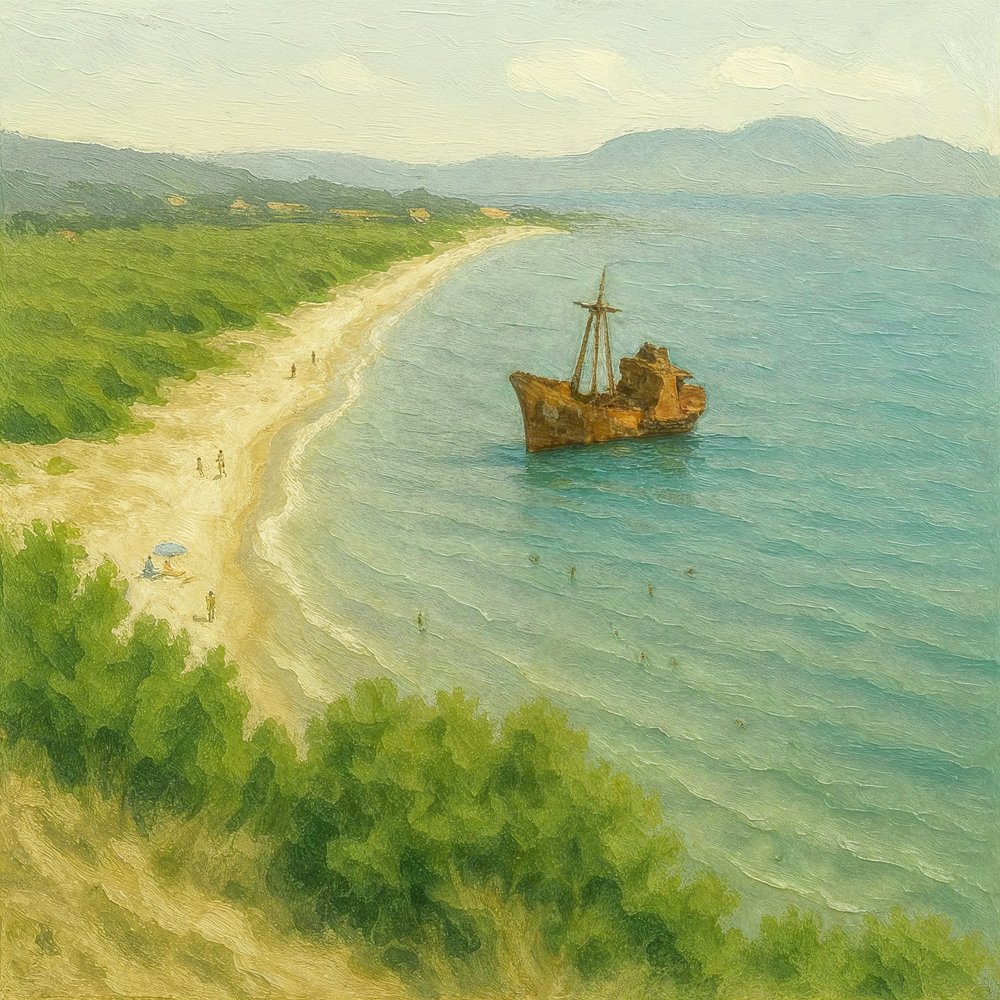 Idylliczna Plaża Wraków autorstwa Natalie Bruns