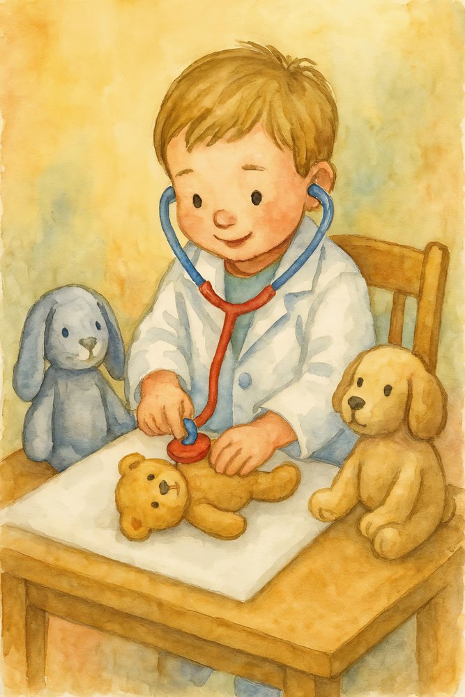 Wizyta u małego lekarza autorstwa Natalie Bruns