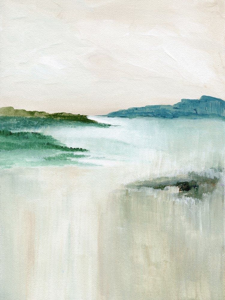 Mglisty, nadmorski abstrakt autorstwa Nikita Jariwala