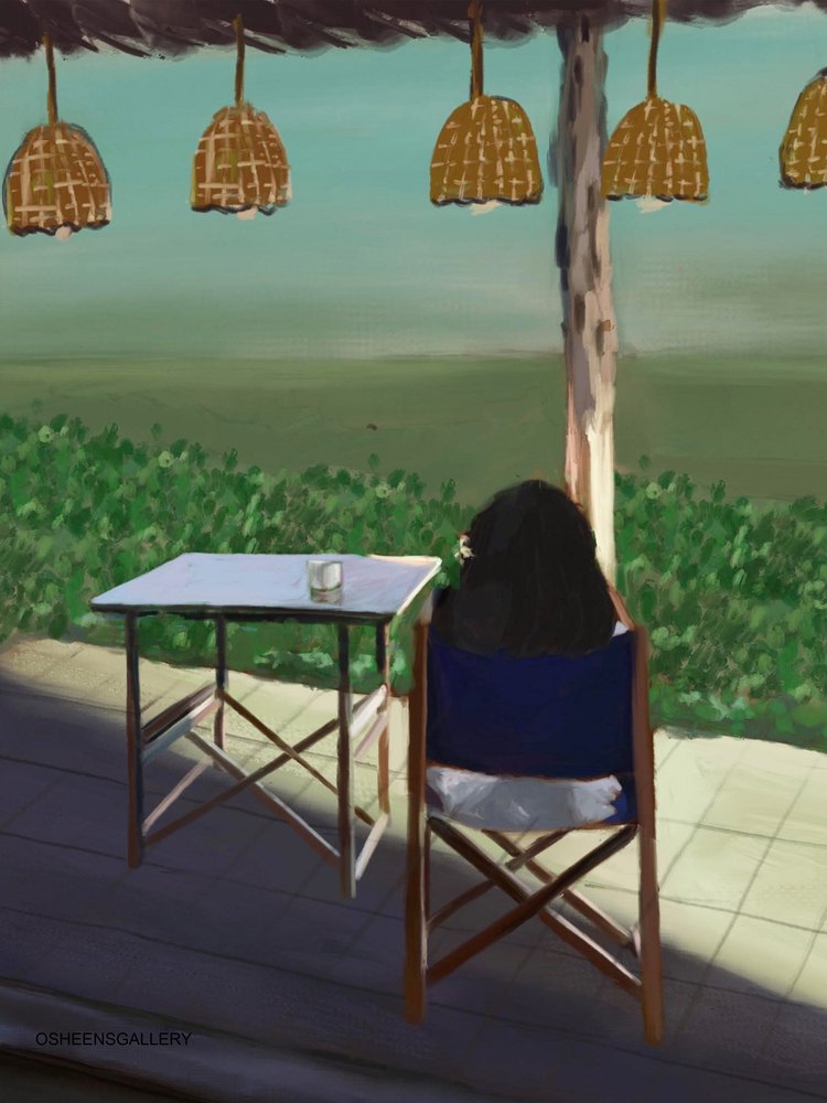 Spokojny widok na zewnątrz autorstwa Osheensgallery