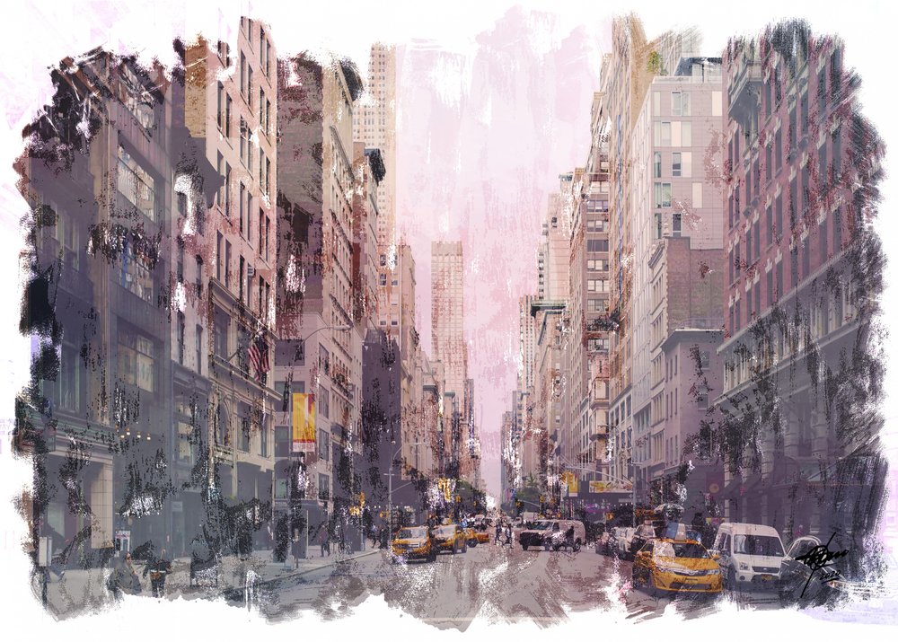 Życie na ulicach Metropolis autorstwa Osvaldo Russo