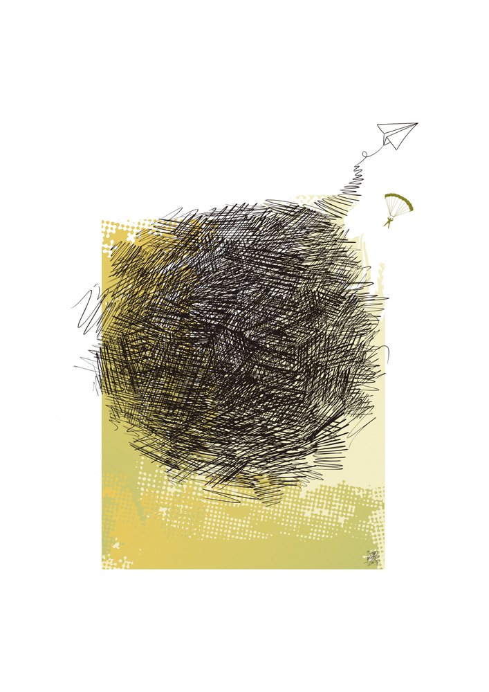 Ucieczka z Scribble Flight autorstwa Osvaldo Russo