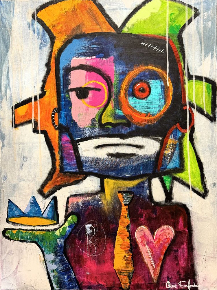 Portret króla miasta autorstwa Owe Emfestav