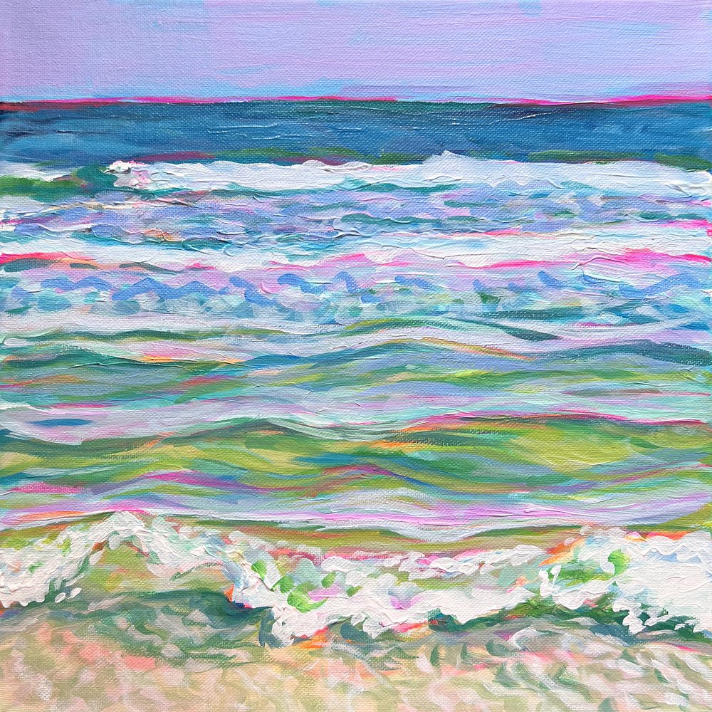 Kolorowe fale oceanu autorstwa Pauline Wegman | Key and Sea Creative