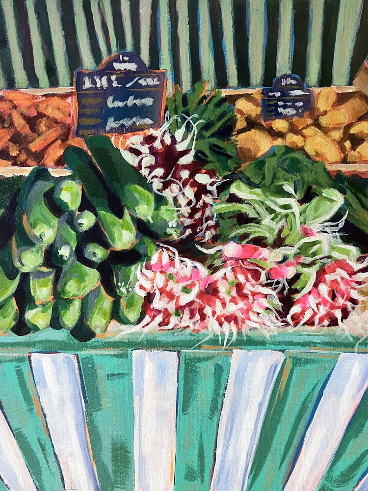 Świeże warzywa z targu autorstwa Pauline Wegman | Key and Sea Creative