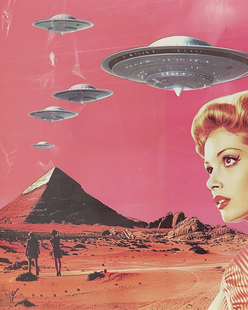 Retro: Inwazja UFO autorstwa Samantha Hearn