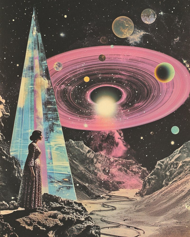 Surrealistyczna wizja kosmosu autorstwa Samantha Hearn