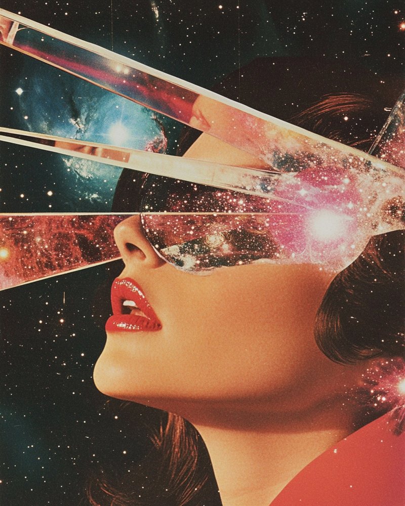 Surrealistyczna kobieta z galaktyki autorstwa Samantha Hearn