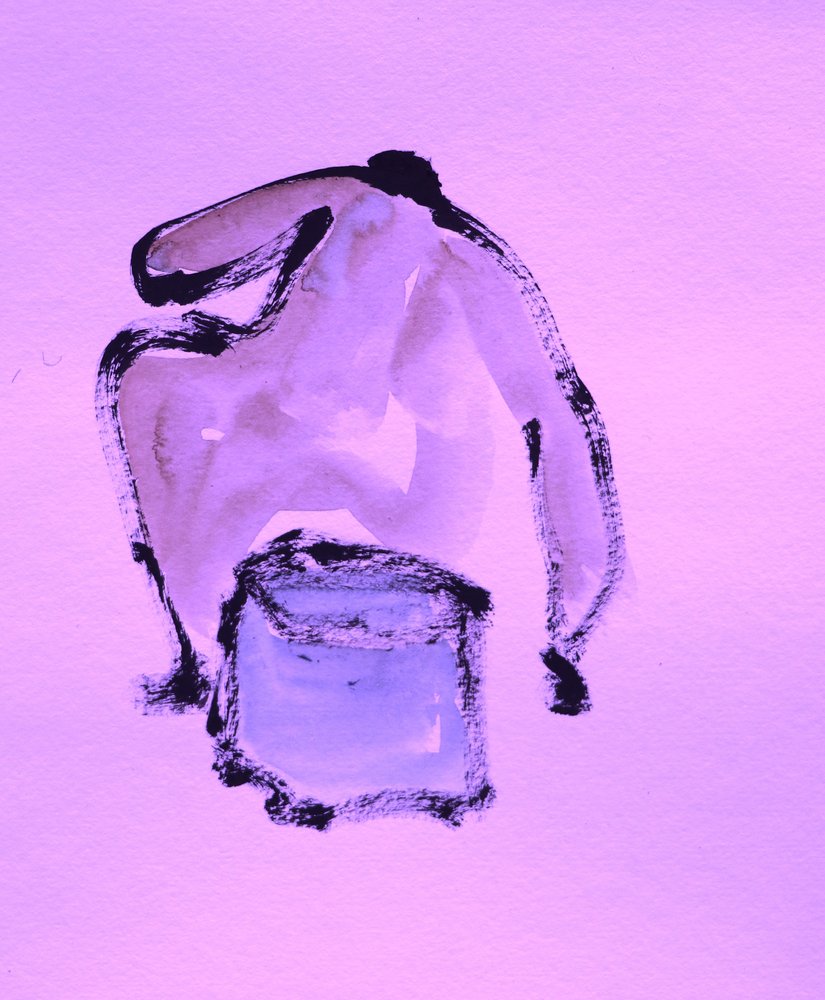 Abstrakcyjna forma lawendy autorstwa Santhosh ch