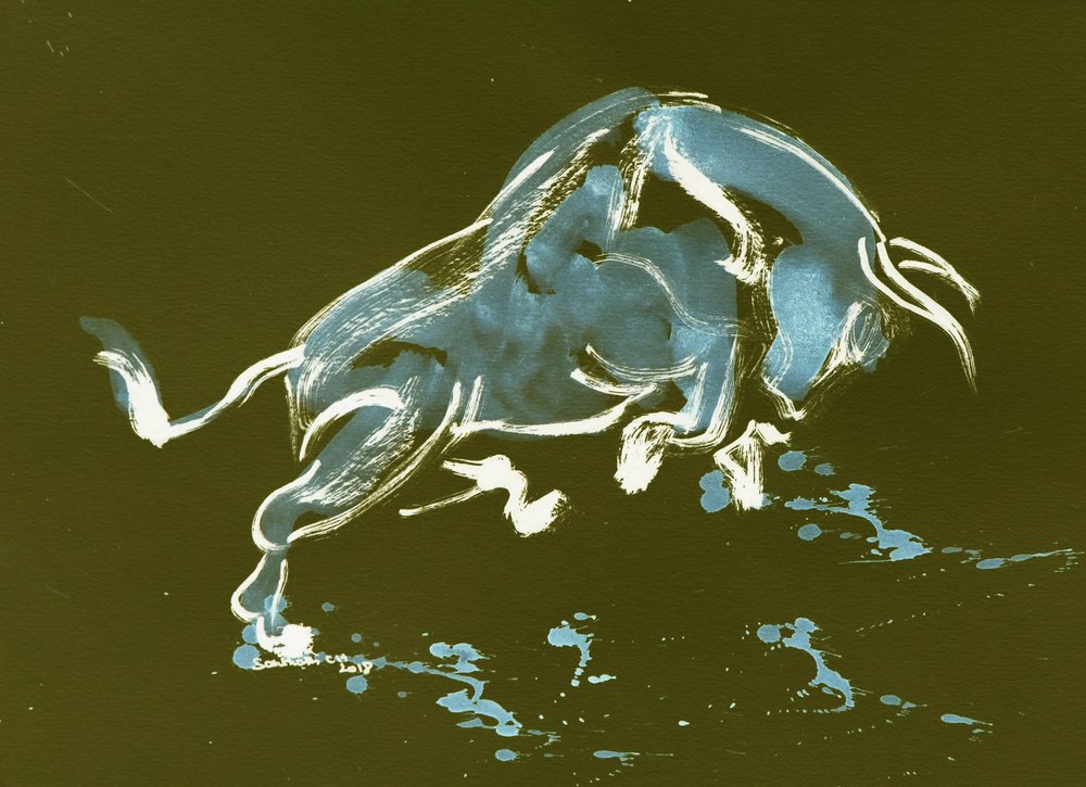 Ładowanie Blue Bull autorstwa Santhosh ch