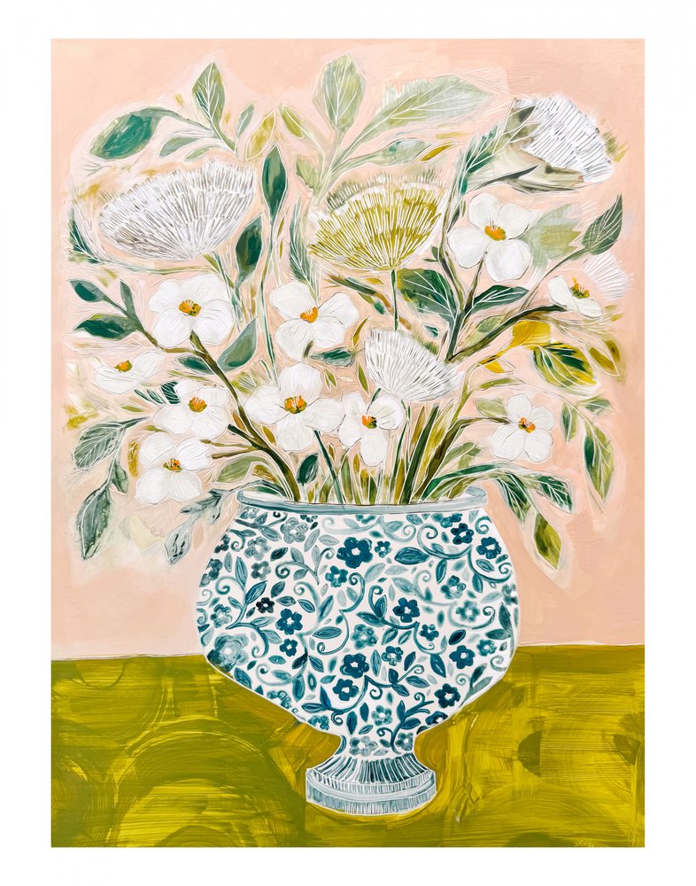 11x14 – Rumieniące się kwiaty autorstwa Sarah Fitzgerald