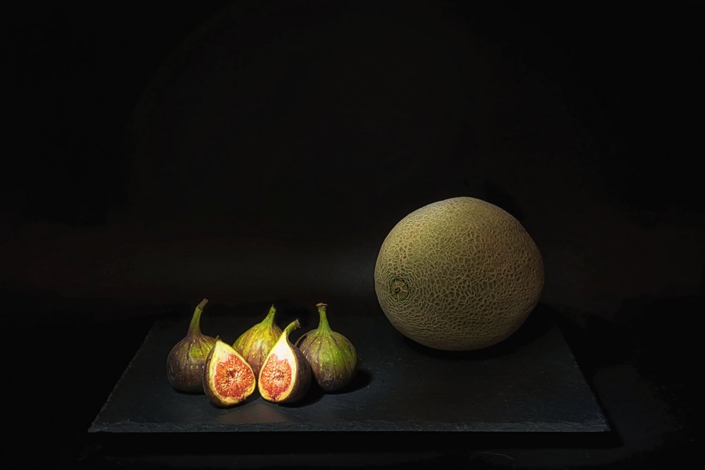 Melon i figi w nastroju autorstwa Saskia Dingemans