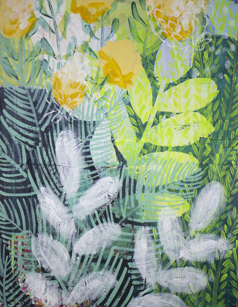 Bujne warstwy botaniczne autorstwa Shelley Hampe