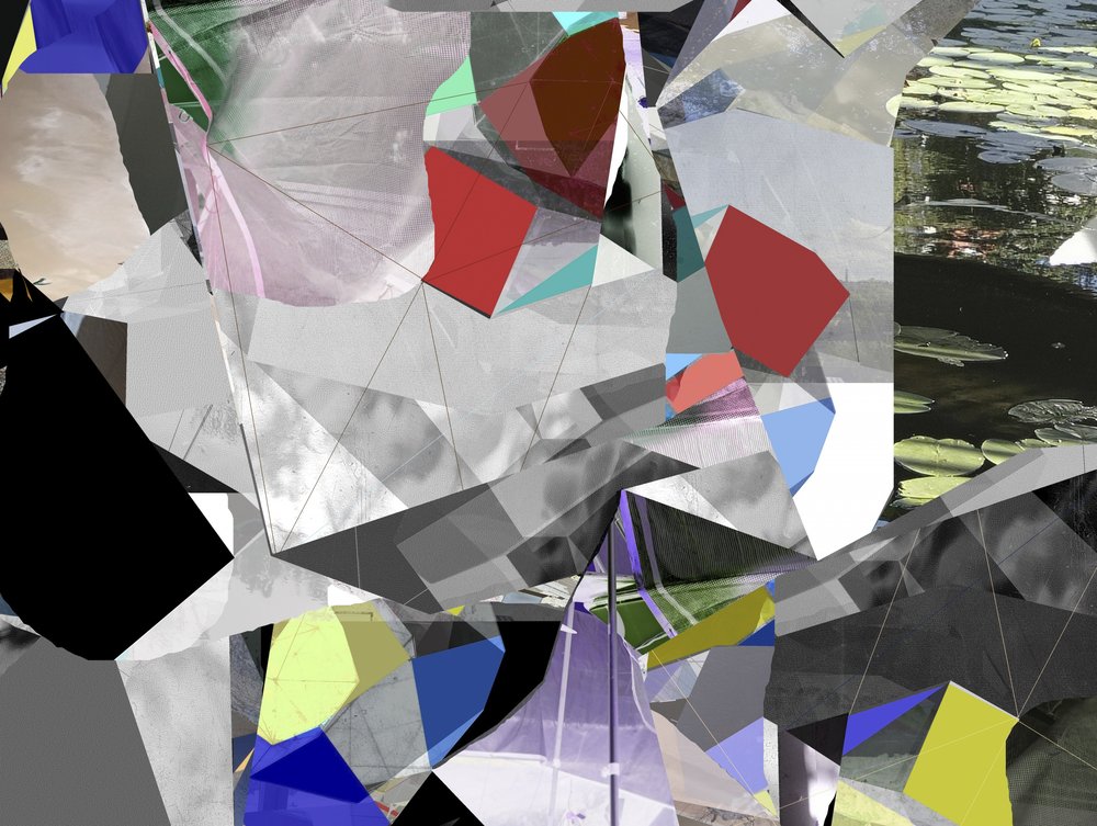 Abstrakcyjny krajobraz geometryczny autorstwa Stefan Fransson