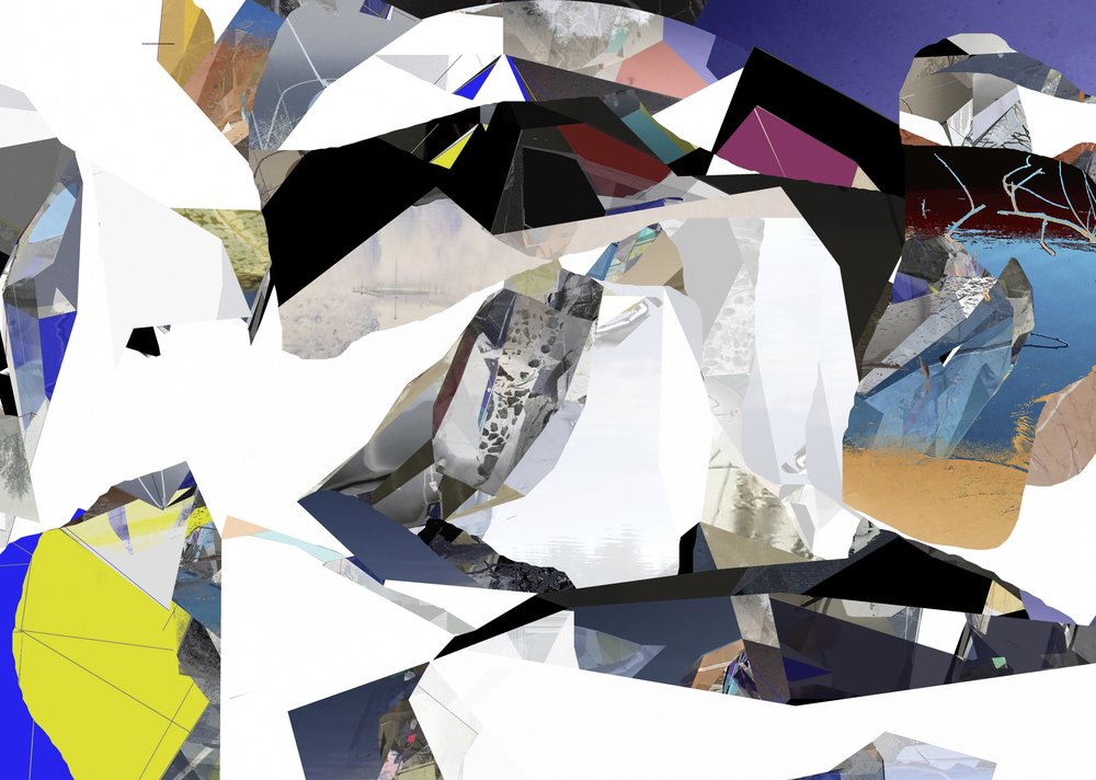 Fragmentaryczna abstrakcja geometryczna autorstwa Stefan Fransson