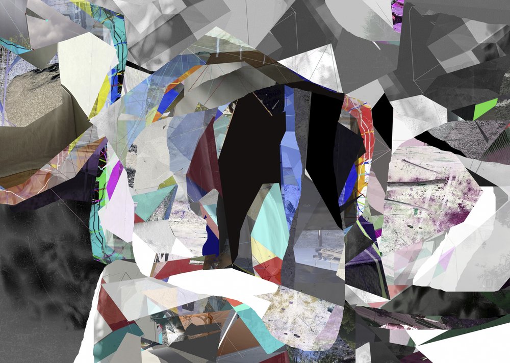 Fragmentaryczna abstrakcja geometryczna autorstwa Stefan Fransson