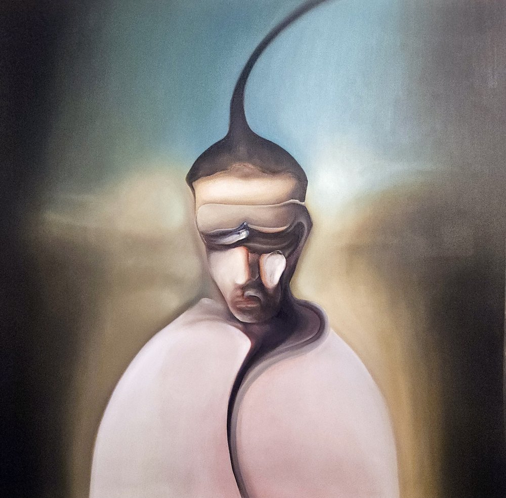 Mroczna surrealistyczna postać autorstwa Stefano Mazzolini