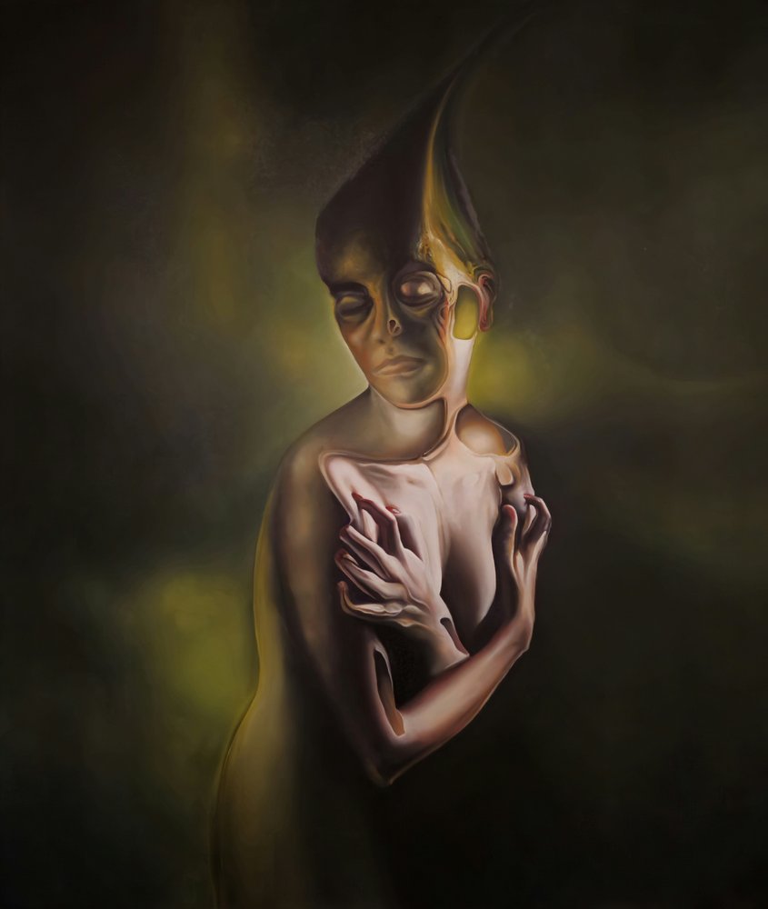 Mroczna surrealistyczna kobieta autorstwa Stefano Mazzolini