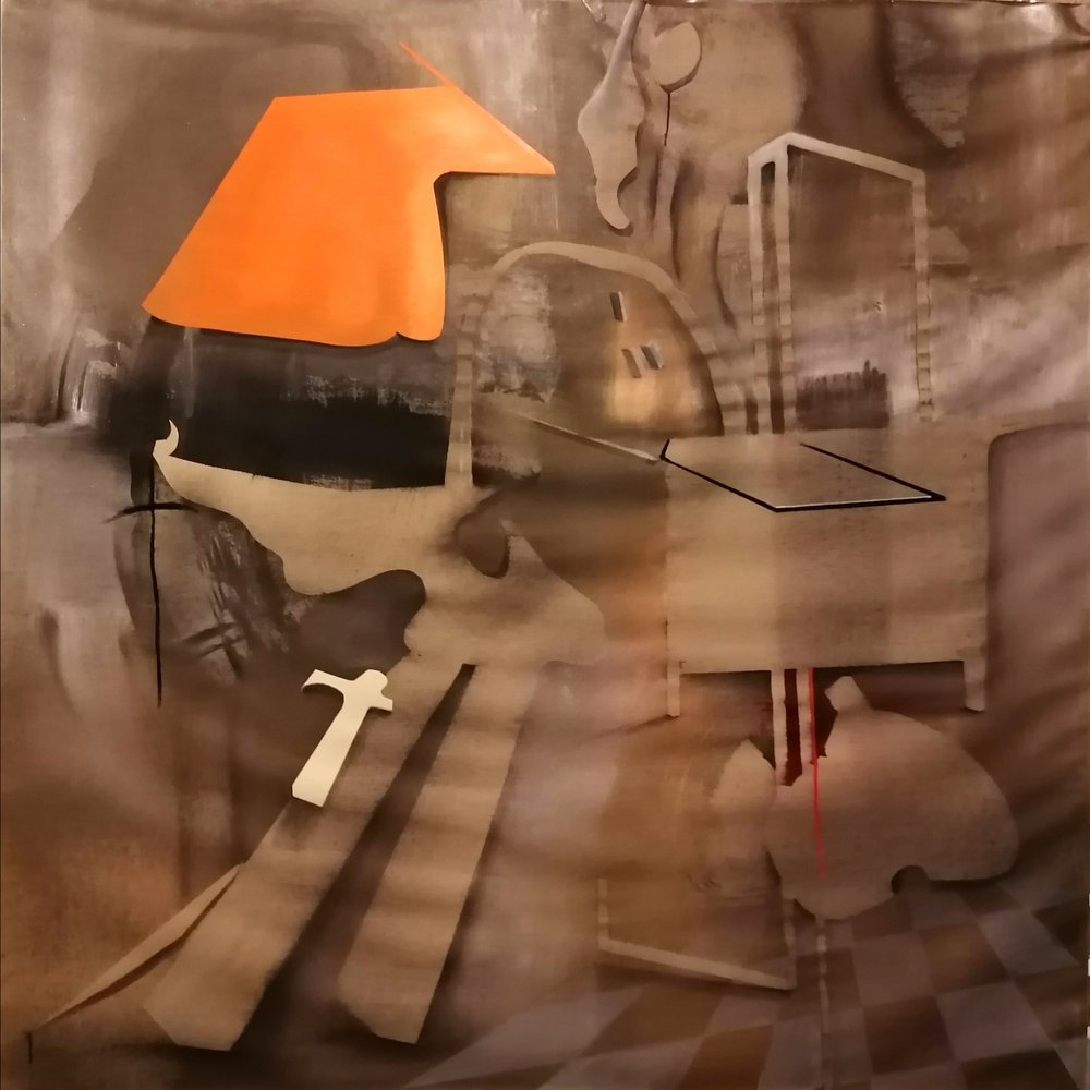 Warstwowa miejska abstrakcja autorstwa Stefano Mazzolini