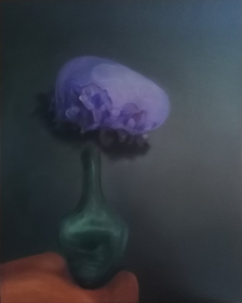 Tajemniczy purpurowy kwiat autorstwa Stefano Mazzolini