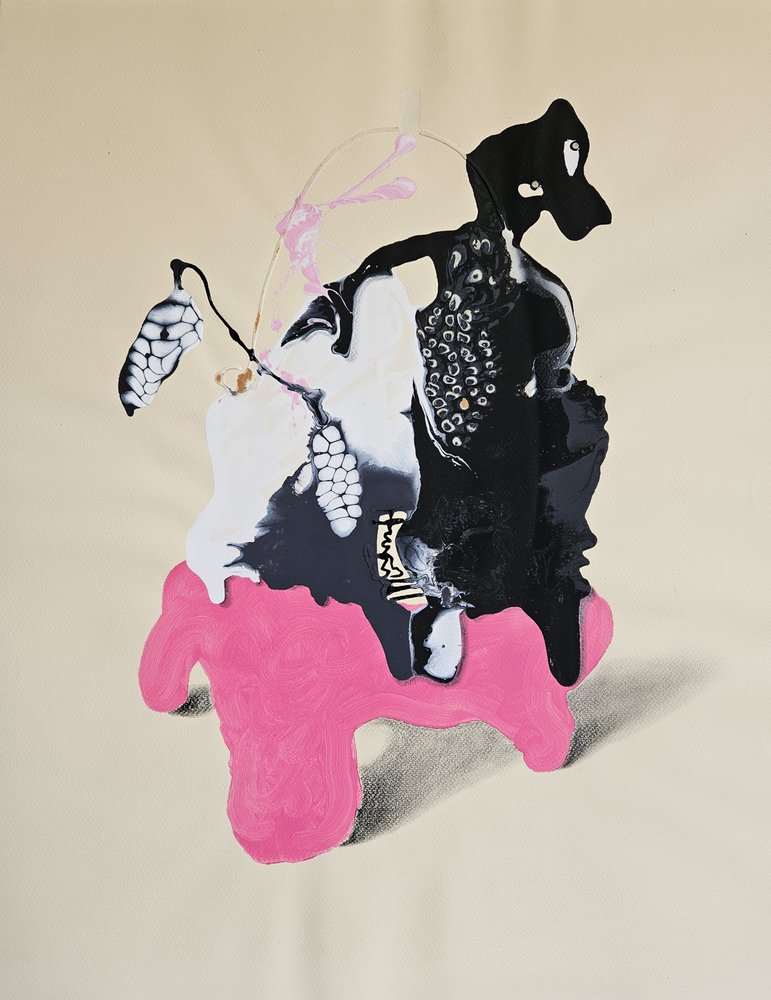 Surrealistyczna czarna forma autorstwa Stefano Mazzolini