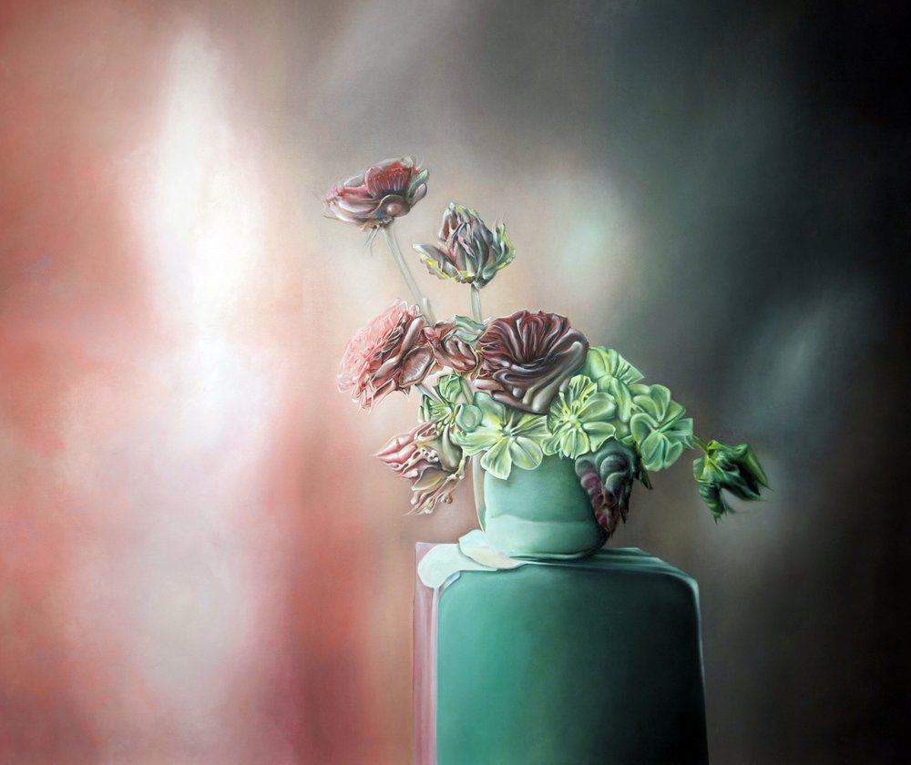 Surrealistyczna martwa natura kwiatowa autorstwa Stefano Mazzolini