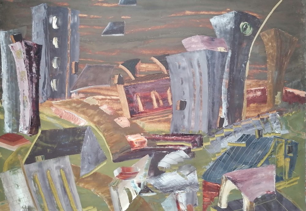 Surrealistyczne załamanie miejskie autorstwa Stefano Mazzolini
