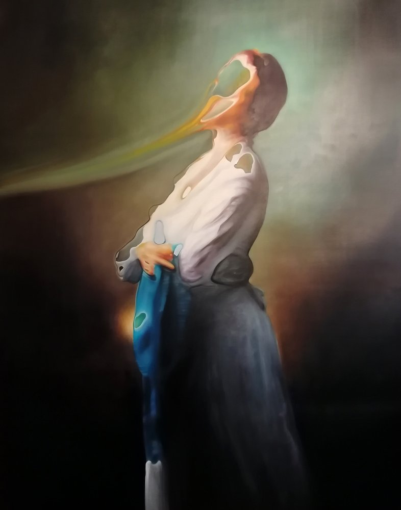 Świetlista surrealistyczna kobieta autorstwa Stefano Mazzolini