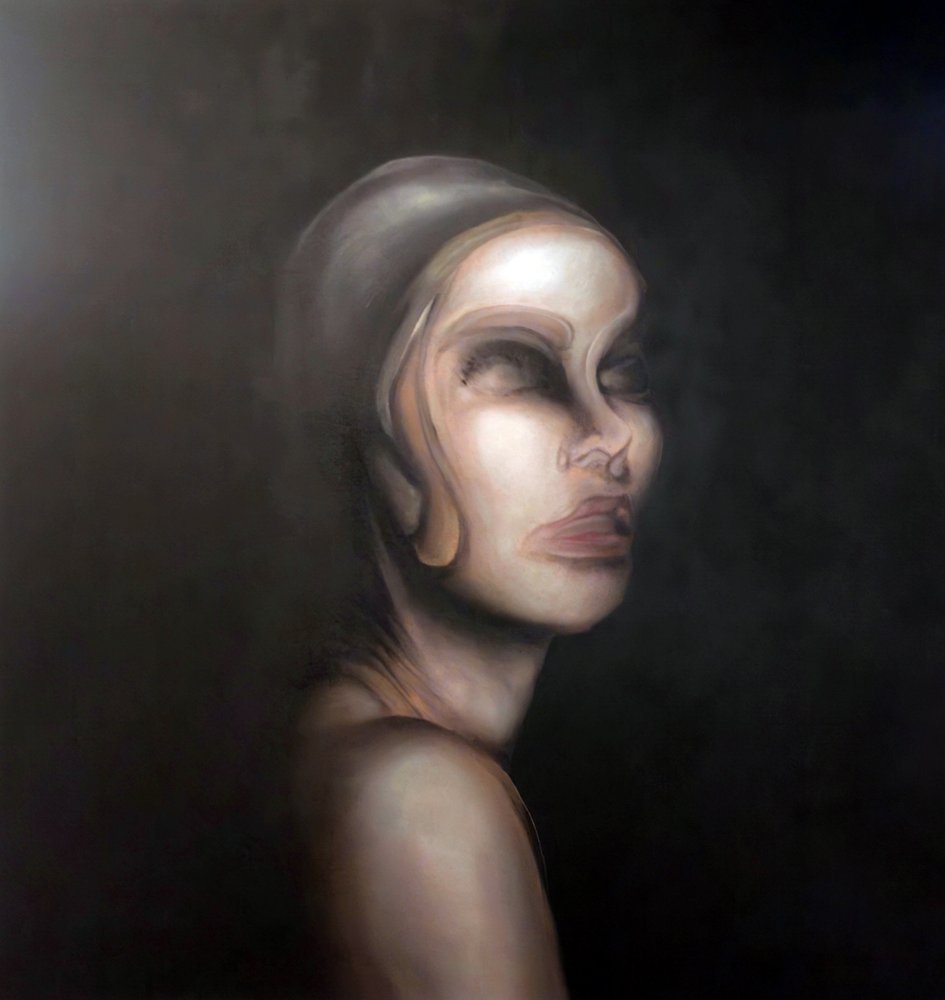 Surrealistyczny portret kobiety autorstwa Stefano Mazzolini