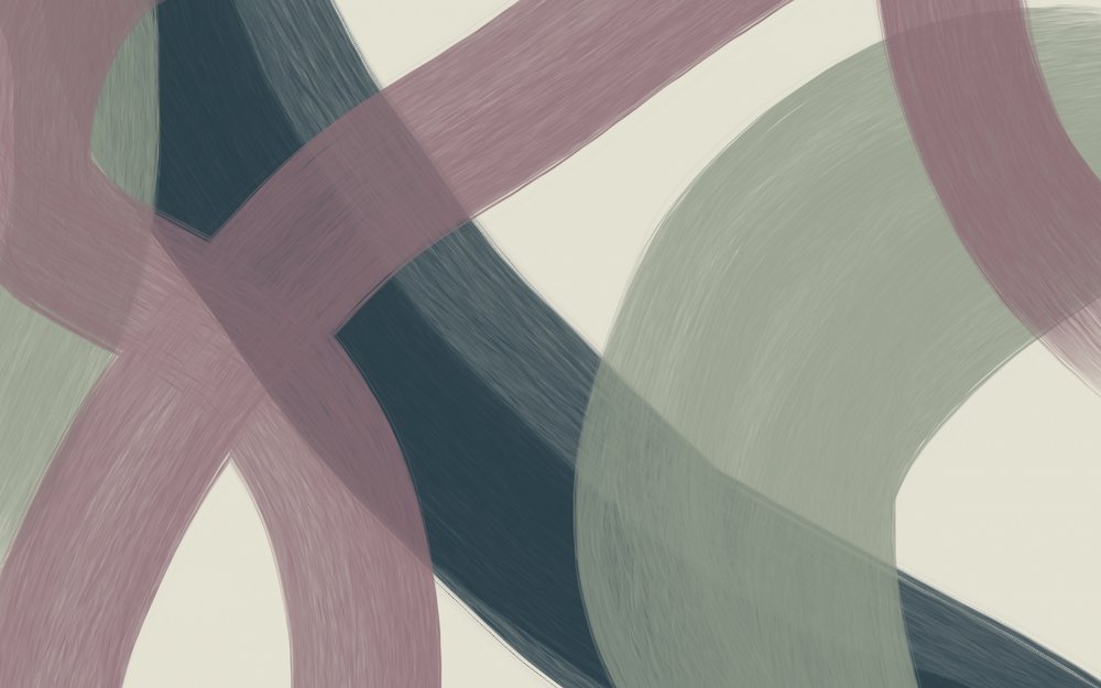 Stonowane abstrakcyjne krzywe autorstwa Studio Palette